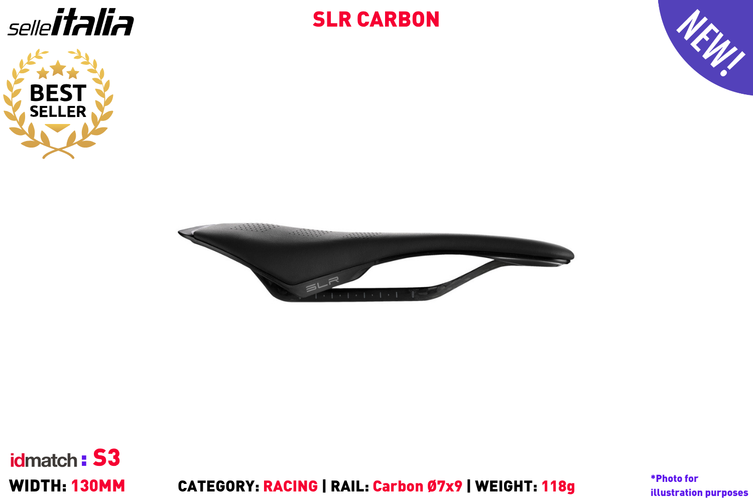 SLR 3D Carbon - S3 | Hup Leong Company | The Bicycle People